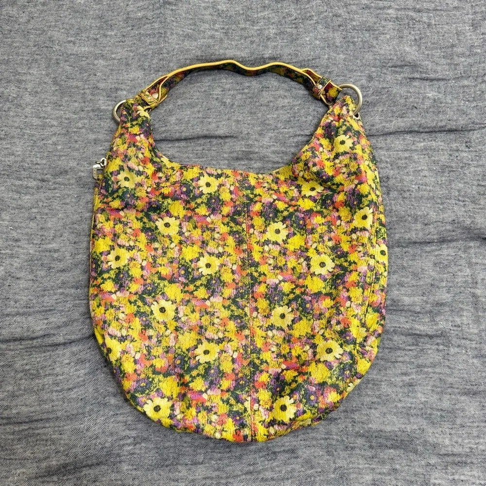 HOBO The Original Daisy Floral Bright Pattern Shoulder Bag